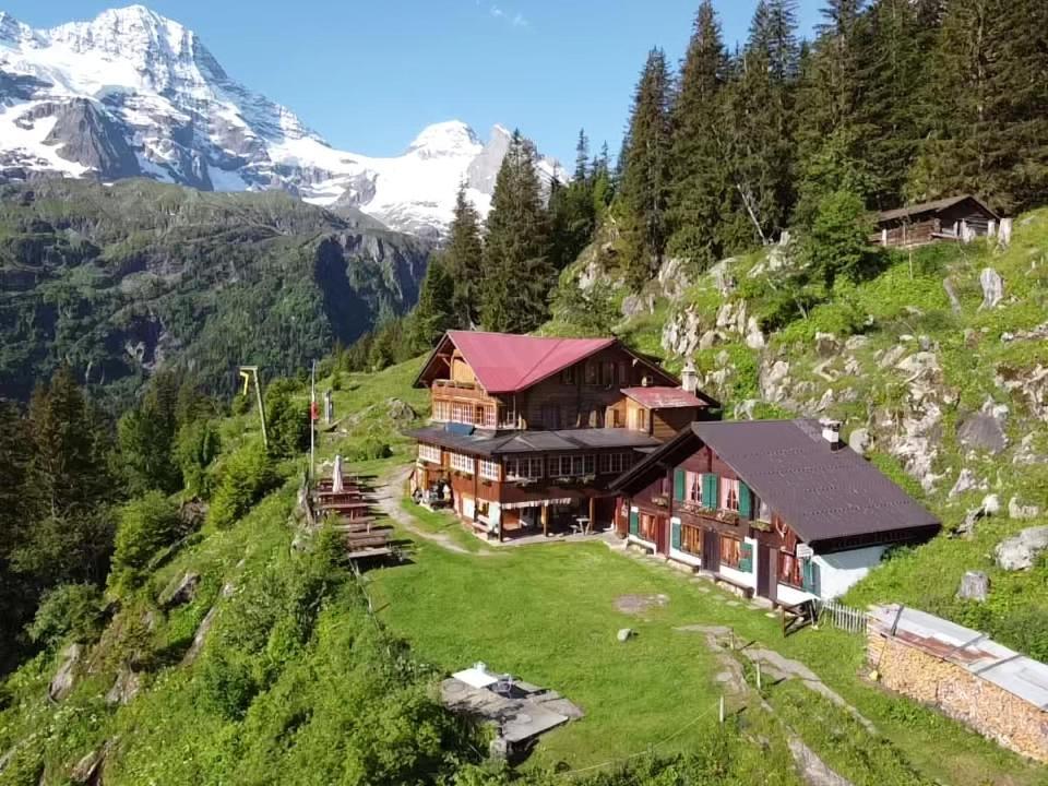 Отель Berggasthaus Tschingelhorn Штехельберг Экстерьер фото